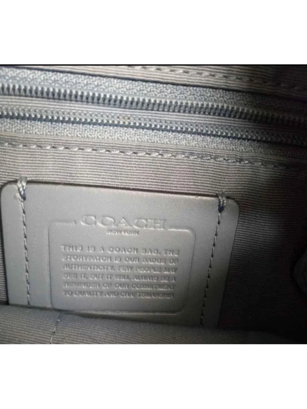 Authentic Coach Canvas Crossbody Bag